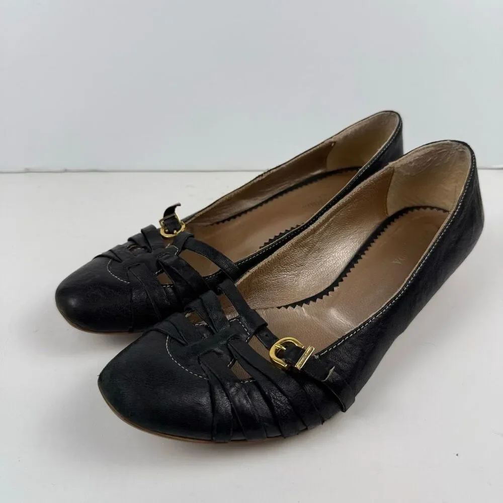 Vintage Y2K Valentino Moda Made in‎ Italy Leather Shoes Size 39